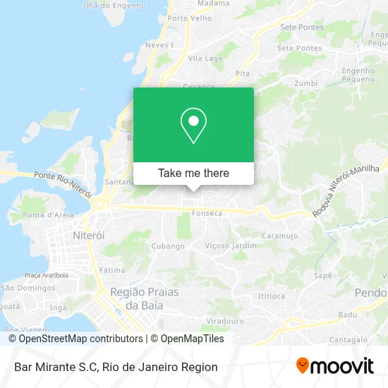 Bar Mirante S.C map
