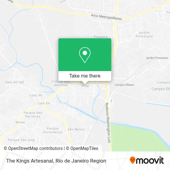 The Kings Artesanal map