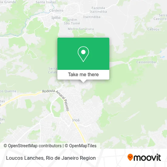 Loucos Lanches map