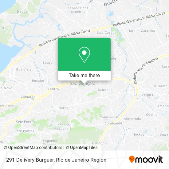 291 Delivery Burguer map