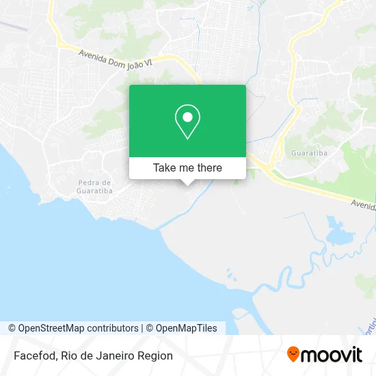 Facefod map