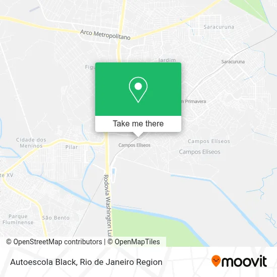 Autoescola Black map