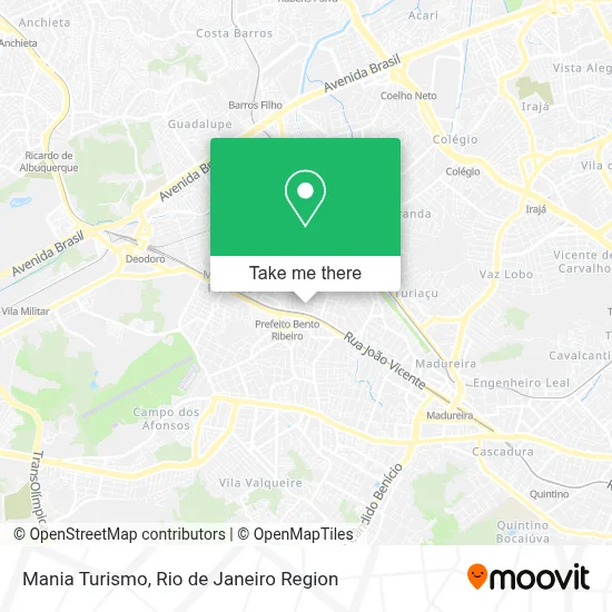 Mania Turismo map
