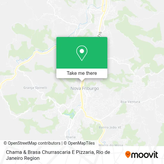 Chama & Brasa Churrascaria E Pizzaria map