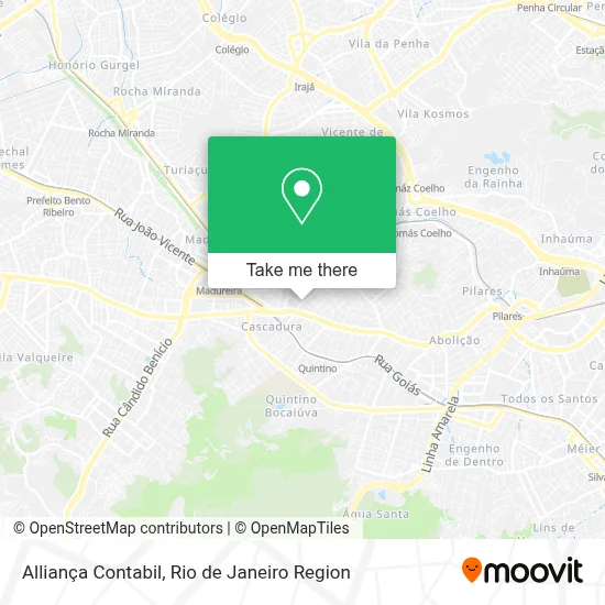 Alliança Contabil map