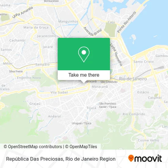 República Das Preciosas map