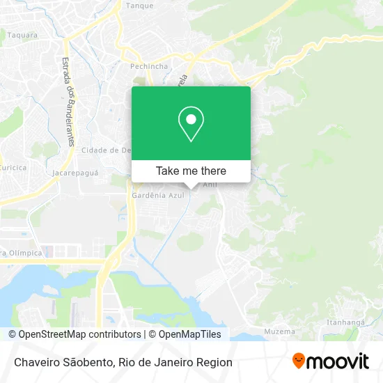 Chaveiro Sãobento map