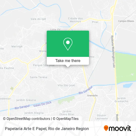 Papelaria Arte E Papel map