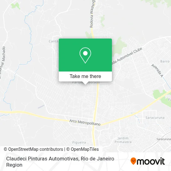 Claudeci Pinturas Automotivas map