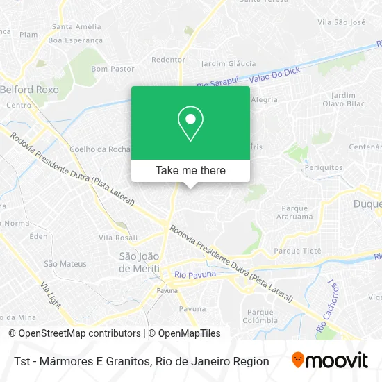 Tst - Mármores E Granitos map