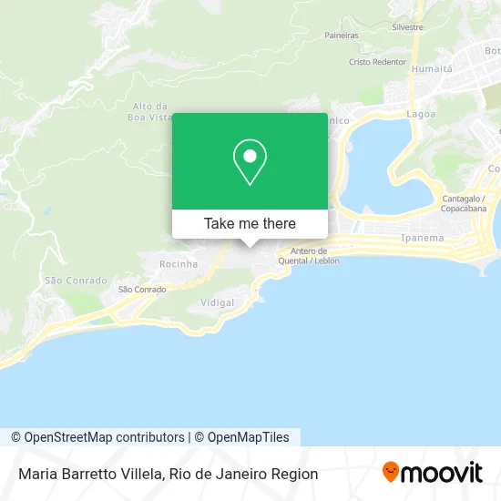 Maria Barretto Villela map
