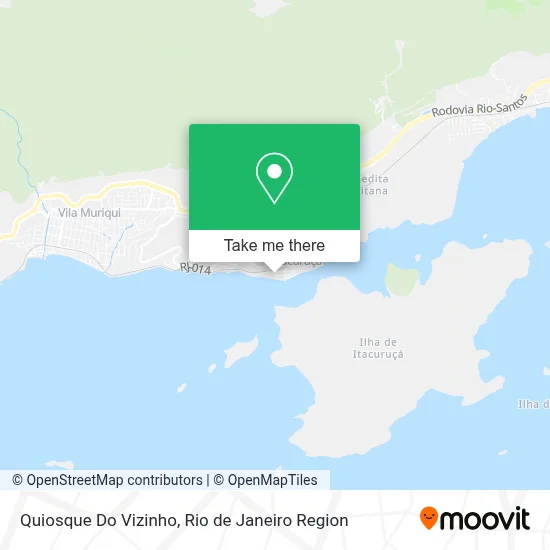 Quiosque Do Vizinho map