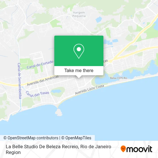 La Belle Studio De Beleza Recreio map