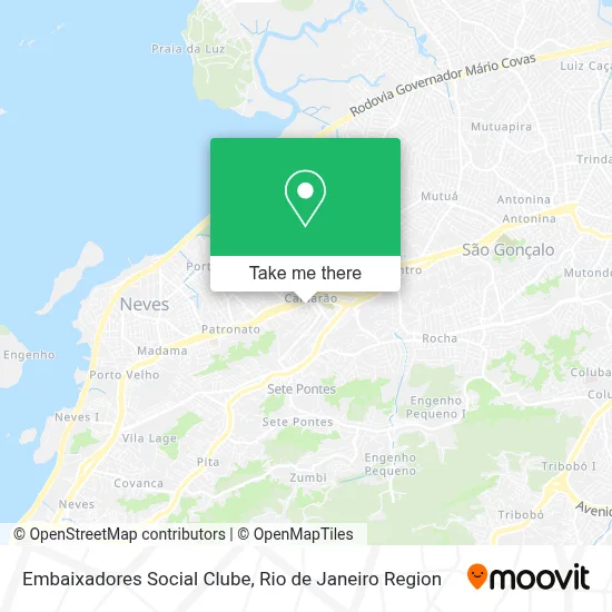 Embaixadores Social Clube map