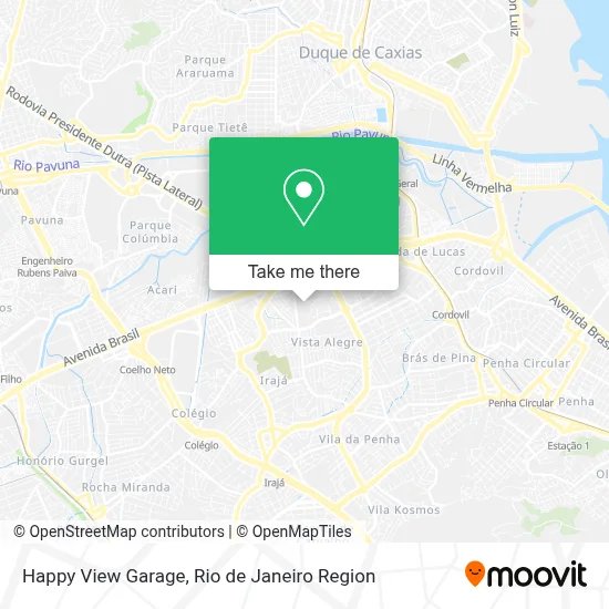 Happy View Garage map