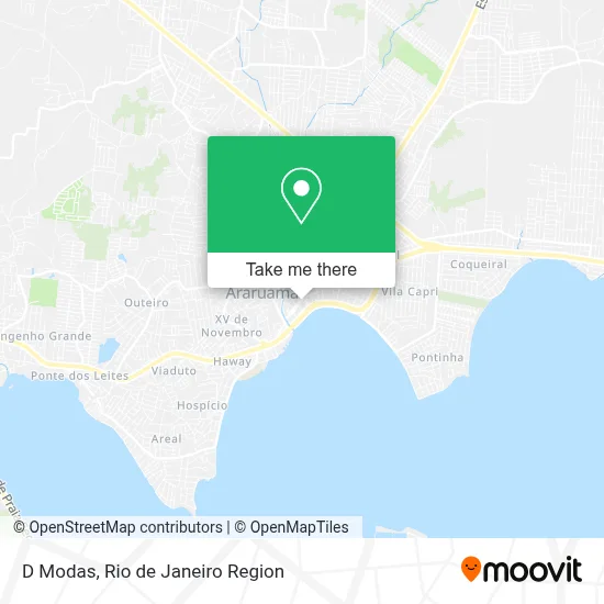 D Modas map