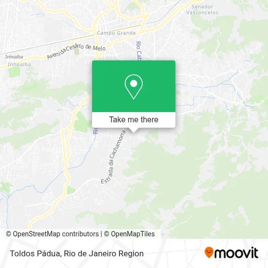 Toldos Pádua map