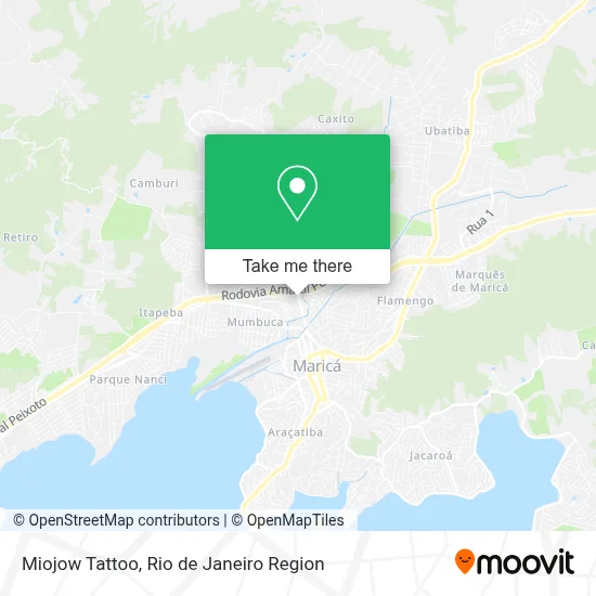 Miojow Tattoo map