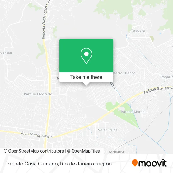 Projeto Casa Cuidado map