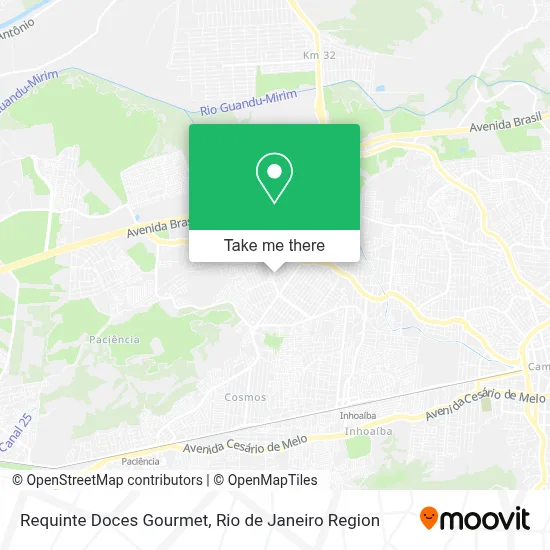 Requinte Doces Gourmet map