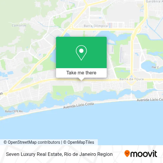 Seven Luxury Real Estate map