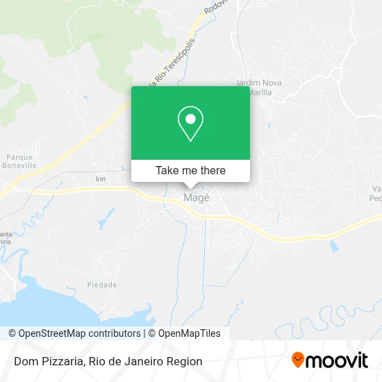 Dom Pizzaria map