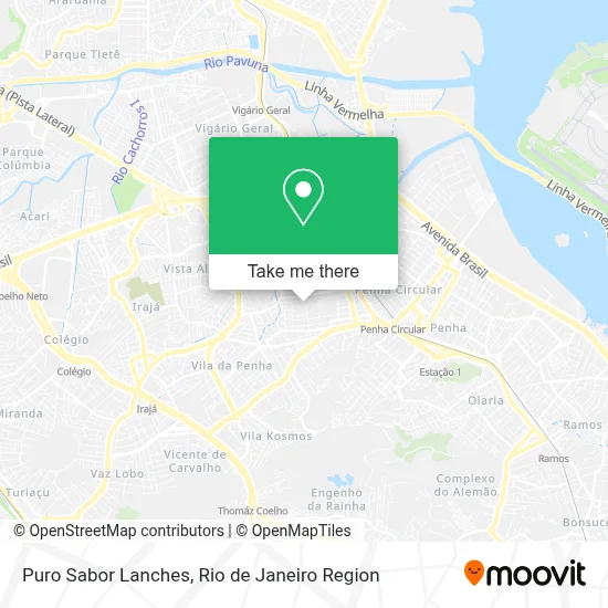 Puro Sabor Lanches map