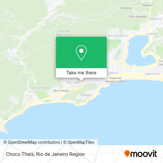 Choco Thaís map