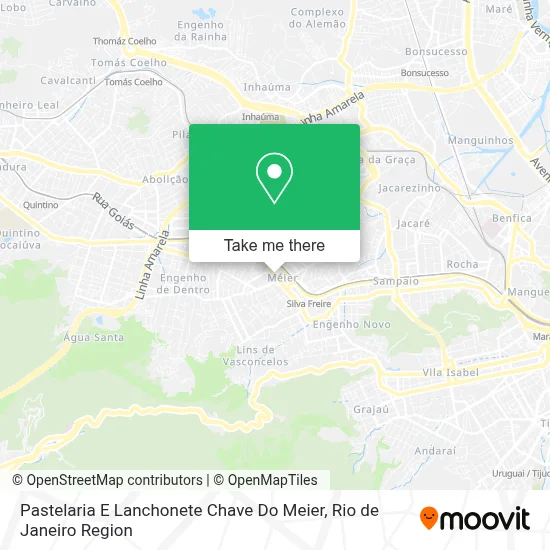 Pastelaria E Lanchonete Chave Do Meier map