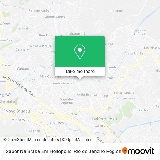 Sabor Na Brasa Em Heliópolis map
