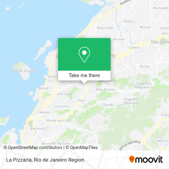 La Pizzaria map