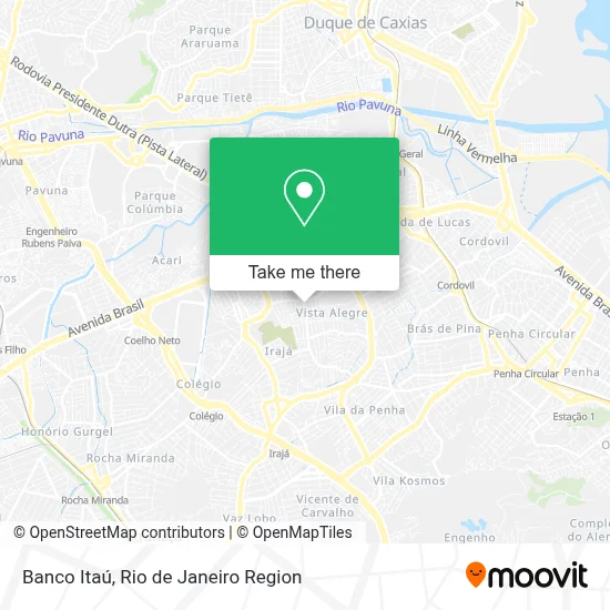 Banco Itaú map