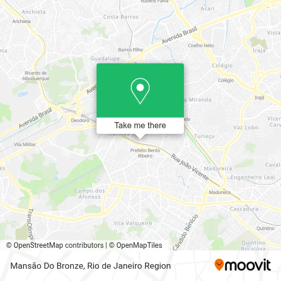 Mansão Do Bronze map
