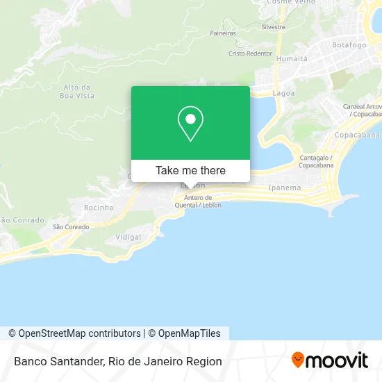 Banco Santander map