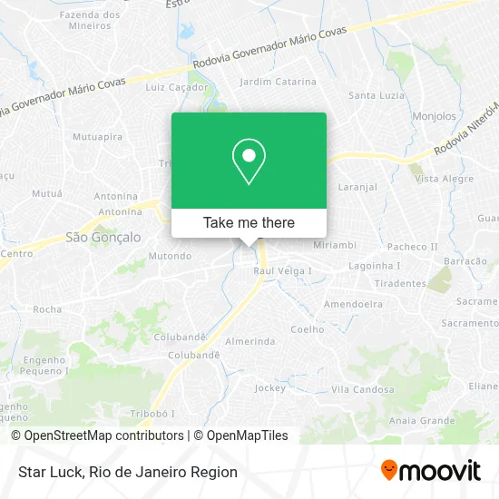 Star Luck map