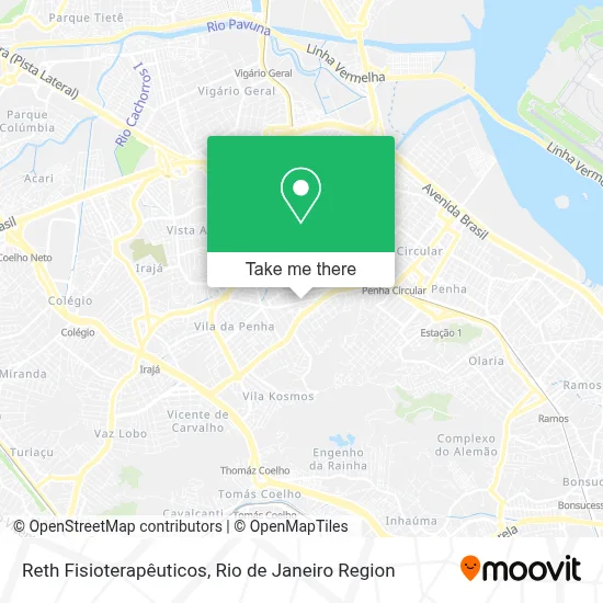 Reth Fisioterapêuticos map