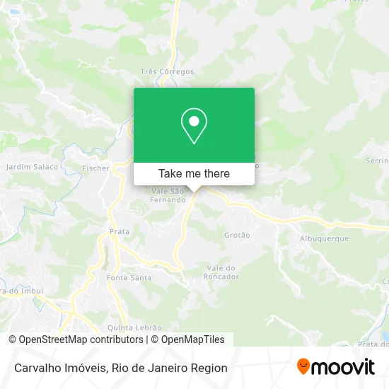 Carvalho Imóveis map