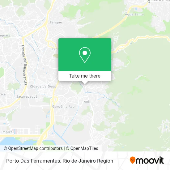 Porto Das Ferramentas map