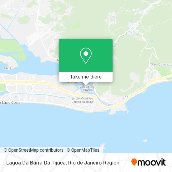 Lagoa Da Barra Da Tijuca map