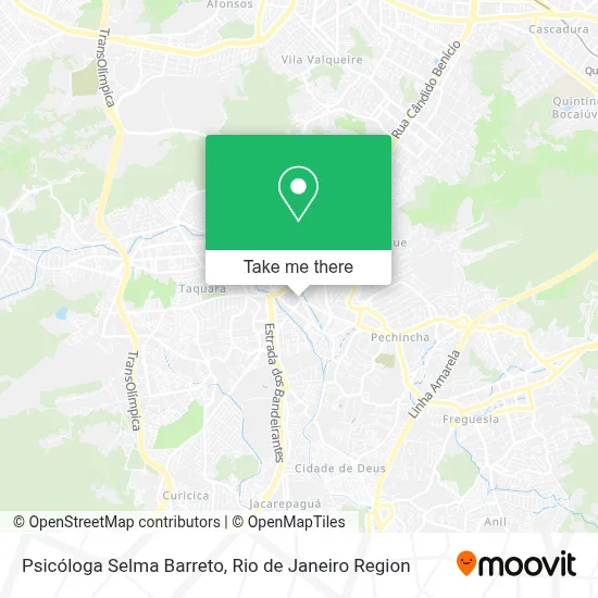 Psicóloga Selma Barreto map