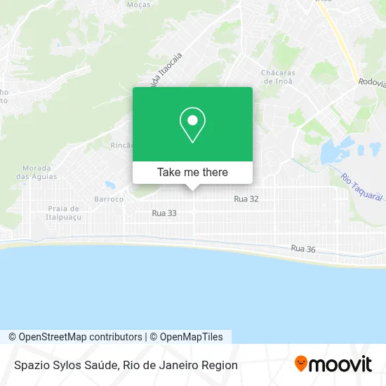 Spazio Sylos Saúde map