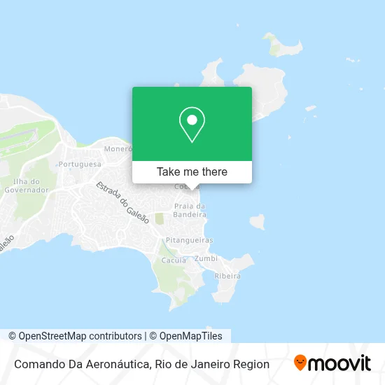 Comando Da Aeronáutica map