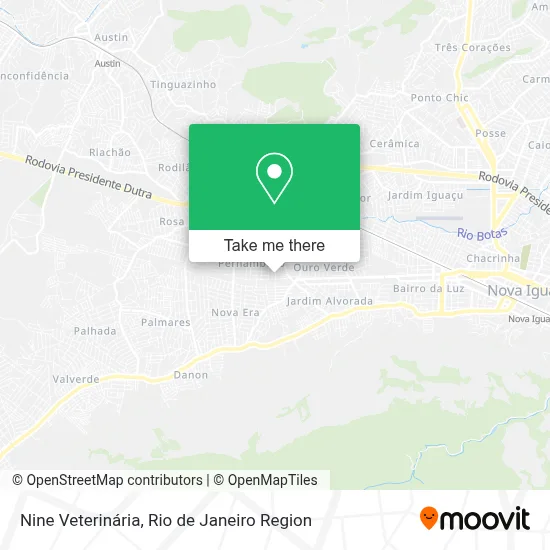 Nine Veterinária map