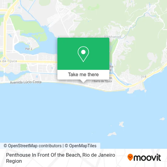 Penthouse In Front Of the Beach map