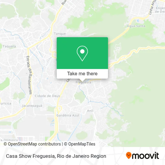 Casa Show Freguesia map