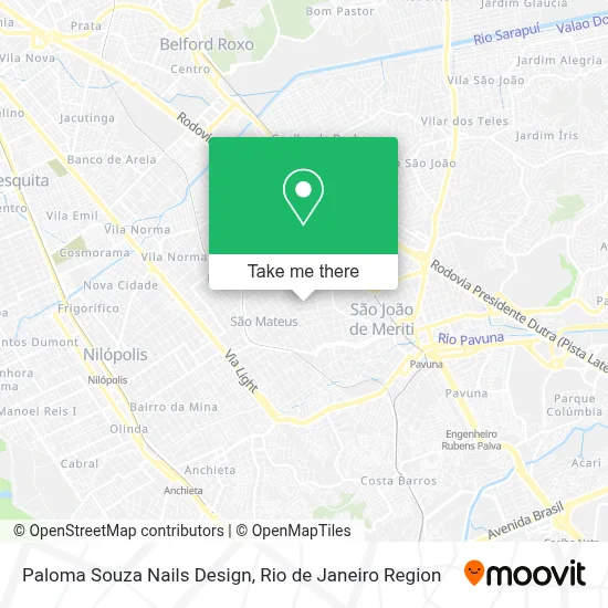 Paloma Souza Nails Design map