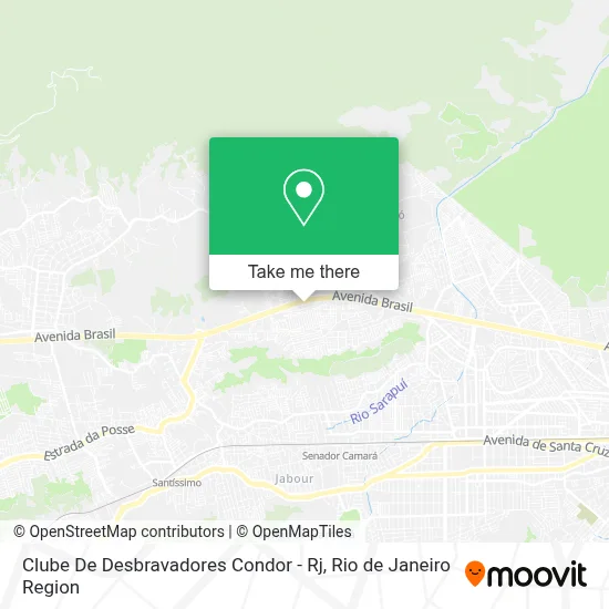 Clube De Desbravadores Condor - Rj map