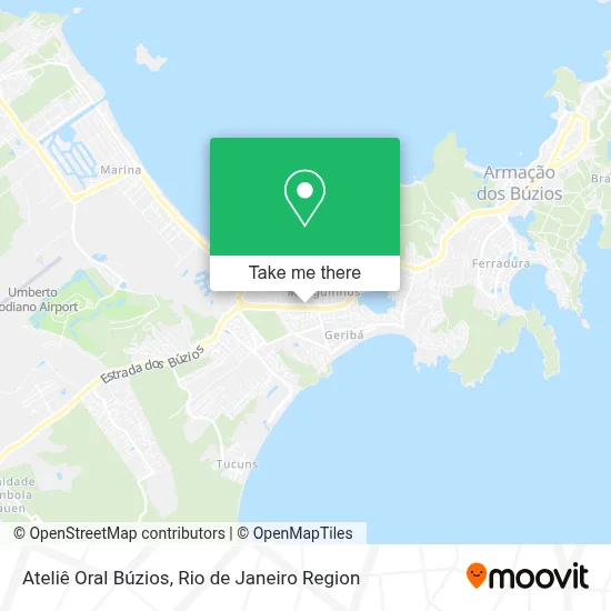 Ateliê Oral Búzios map
