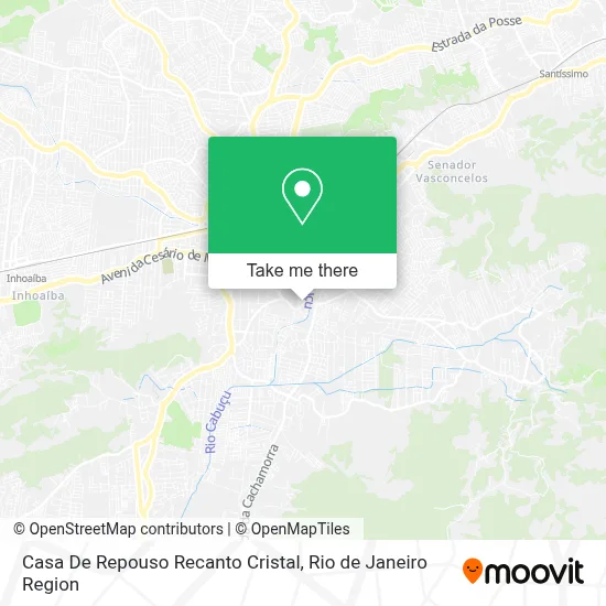 Casa De Repouso Recanto Cristal map