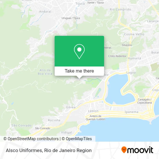 Alsco Uniformes map